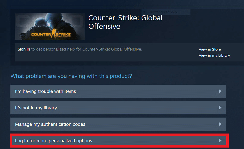 Haga clic en Iniciar sesión para obtener más opciones personalizadas.  Arreglar la configuración de video de CS GO que no guarda el error