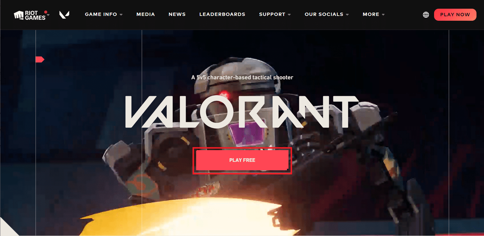 Seleccione el botón Jugar gratis. ¿Cuáles son los requisitos de la computadora portátil Valorant?