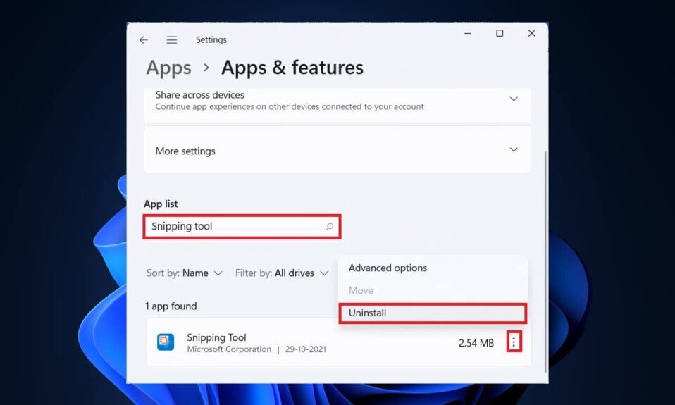 ¿Cómo deshabilitar la herramienta de recorte en Windows 11?