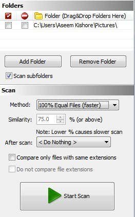 buscador rápido de duplicados