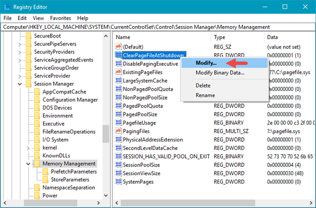 Registro de Windows
