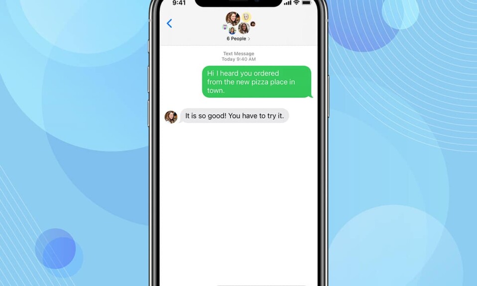 Cómo enviar un mensaje de texto grupal en iPhone