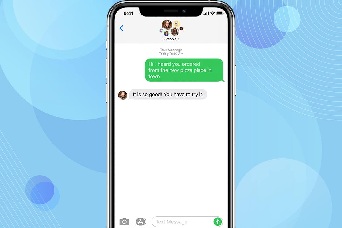 Cómo enviar un mensaje de texto grupal en iPhone