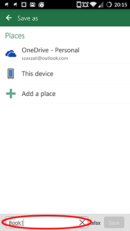 Android, Microsoft, Office, Excel, hoja de cálculo, crear, editar, guardar