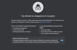 modo incognito cromo anónimo