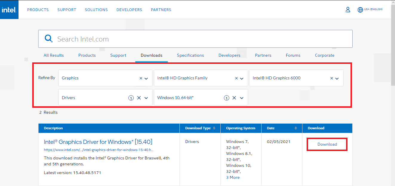 Descarga del controlador Intel.  Cómo desinstalar y reinstalar controladores en Windows 10