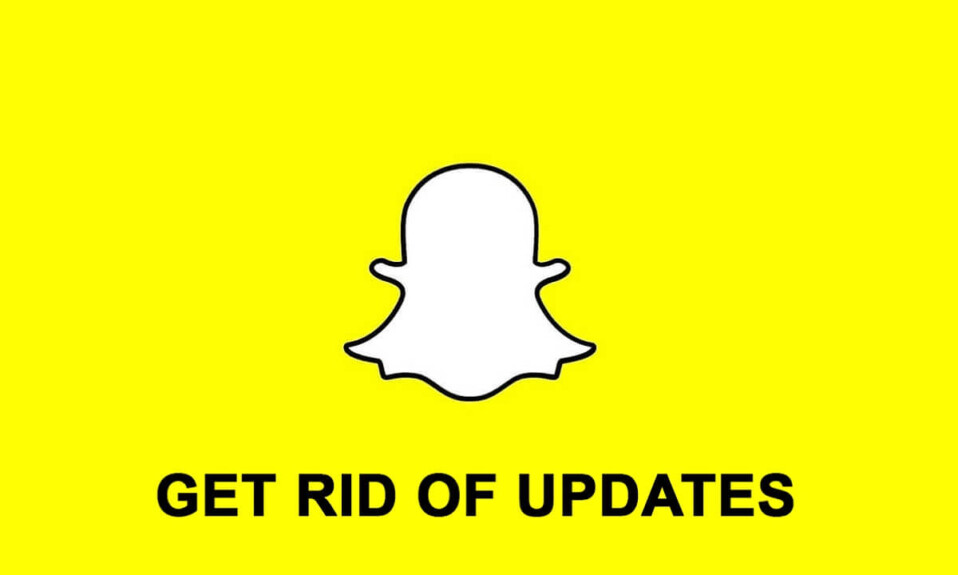 Cómo deshacerse de la actualización de Snapchat
