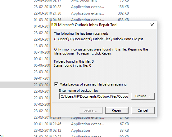 Aparecerá el cuadro del archivo que ha seleccionado ha sido escaneado