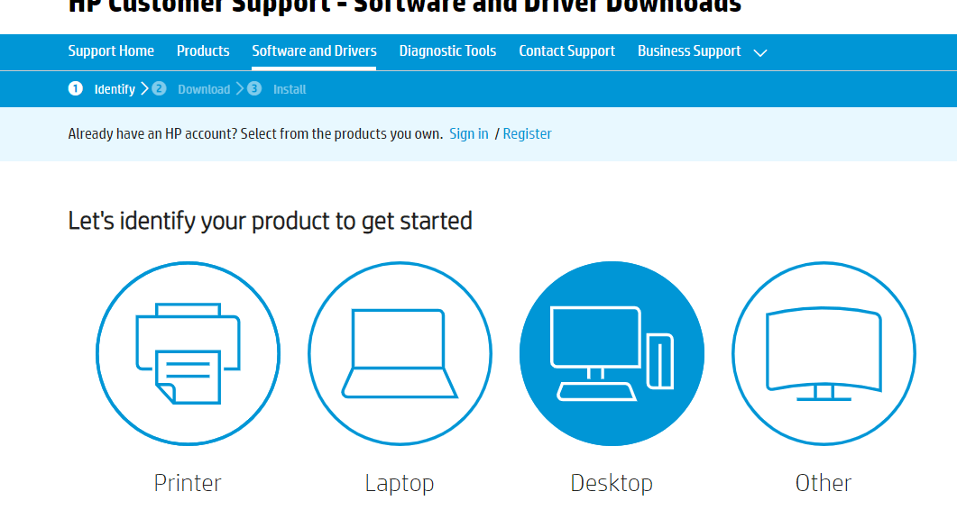 Haga clic en el dispositivo que desea actualizar el BIOS