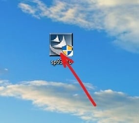 Haga doble clic en el icono de BIOS descargado en el escritorio