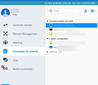 Lista de equipos remotos computadoras remotas
