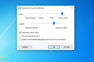Configuración gráfica de TeamViewer configuración gráfica
