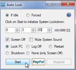 Bloqueo automático de aplicaciones bloqueo automático