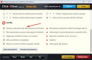 Haga clic y borre la extensión extensión de cromo