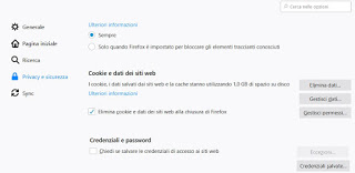 Borrado de datos de Firefox datos de firefox
