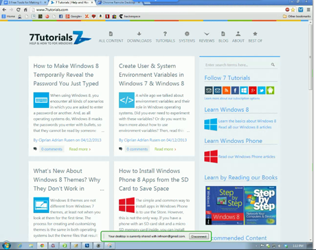 Conexión de Escritorio Remoto - Mac OS X a Windows - Google Chrome