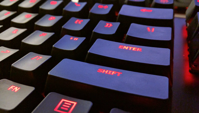 NKRO, teclado, 6KRO