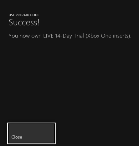 xbox one, activación, prueba de oro, juego, suscripción, código QR
