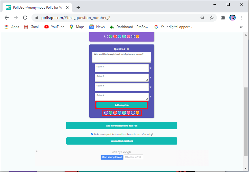 seleccione las opciones de encuesta para que sus seguidores elijan. | Cómo hacer una encuesta en Snapchat