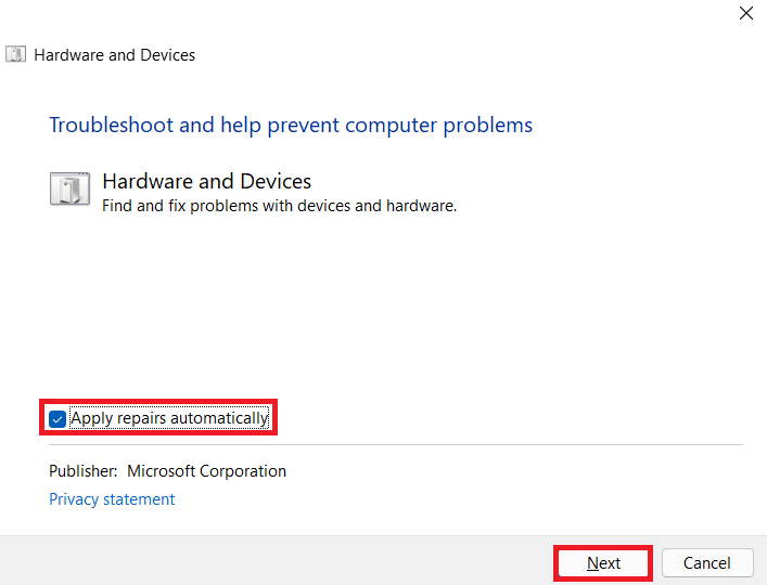 Ejecute el Solucionador de problemas de hardware y dispositivos.  Solucionar problemas de instalación de impresoras en Windows 10