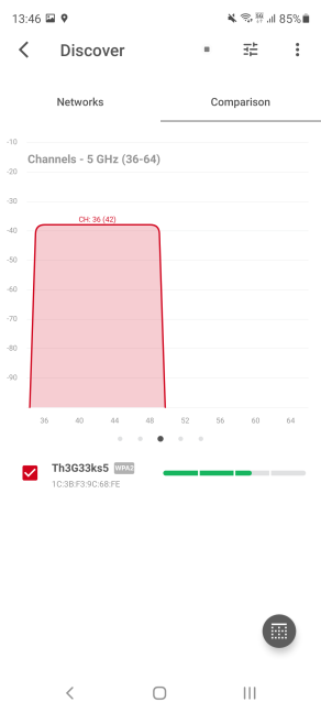 Vea cómo se usa la banda de 5 GHz