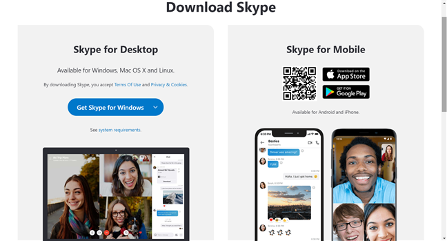 Obtener una segunda aplicación de Skype