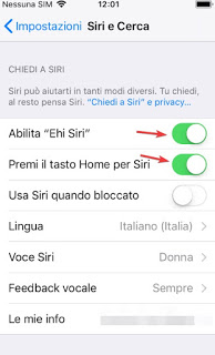 Comandos de voz de iOS