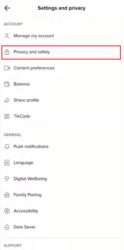 Toca Privacidad y seguridad |  Cómo ocultar seguidores en TikTok |  Gana dinero por ser verificado en Instagram
