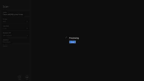 Escaneo, Aplicación, Windows 8.1, Documentos, Fotos, Configuración