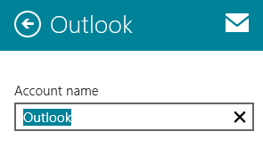 Windows 8 - Cambiar el nombre de las cuentas de correo electrónico
