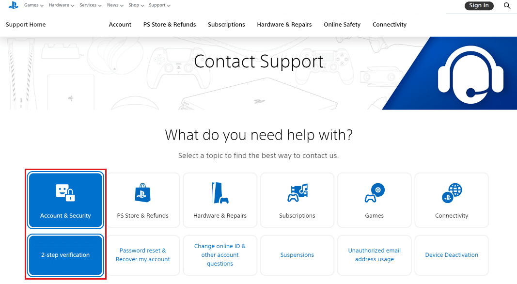 Cuenta y seguridad: verificación en dos pasos |  Cómo cambiar el número de teléfono en PS4