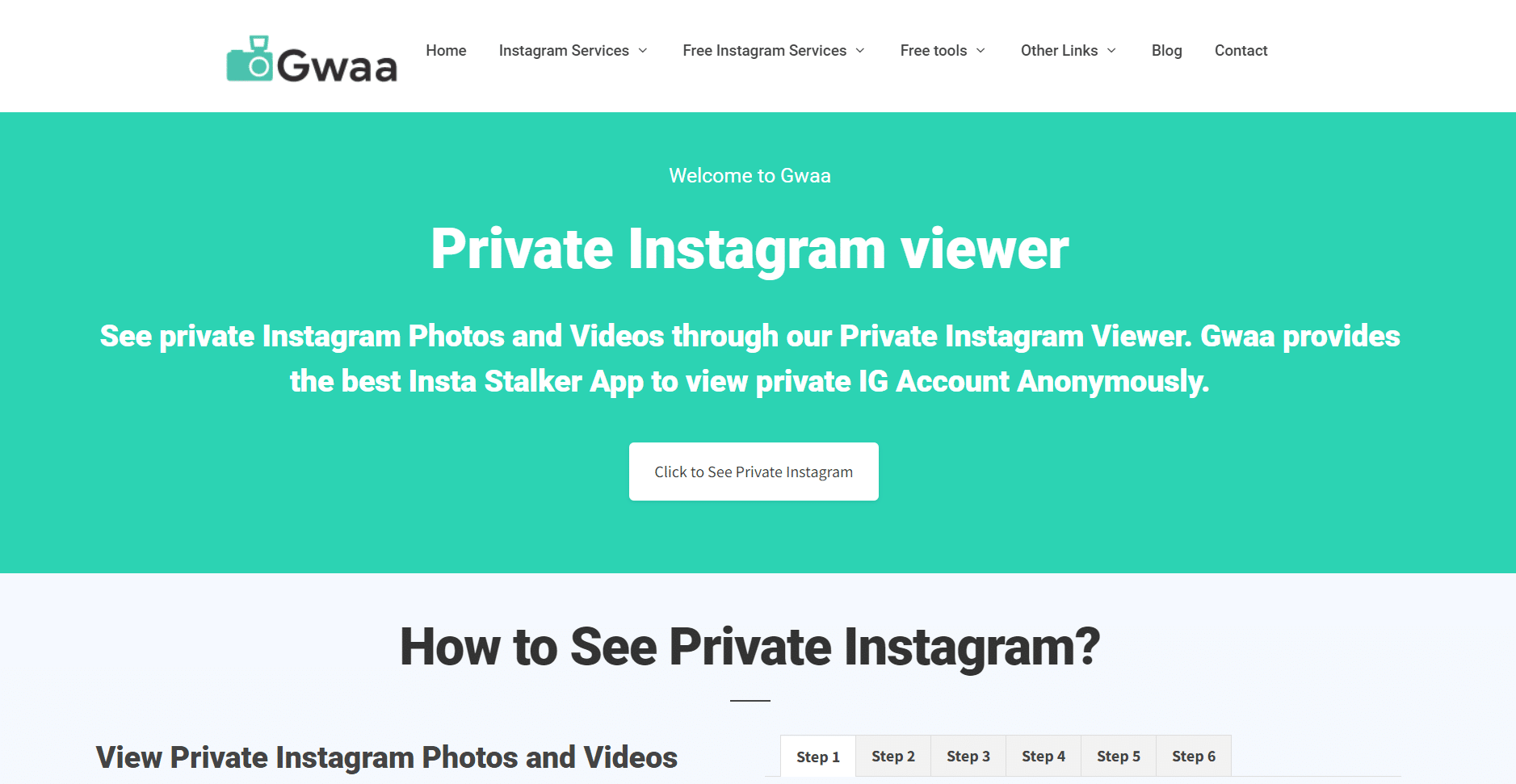 Gwaa |  acecha tu instagram privado