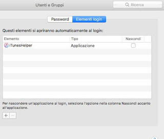 Elementos de inicio de sesión de Mac