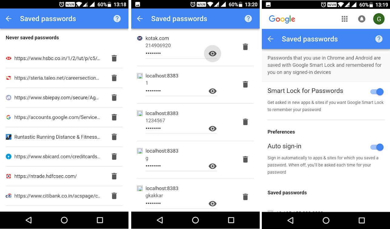 CONTRASEÑAS DE GOOGLE