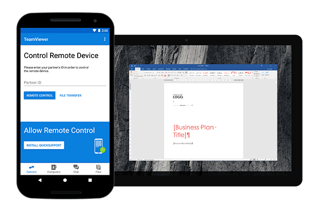 TeamViewer para dispositivos móviles | Las mejores aplicaciones para controlar de forma remota el teléfono Android