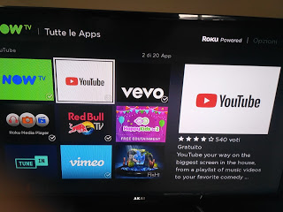 Ahora caja de TV YouTube en Now TV Box