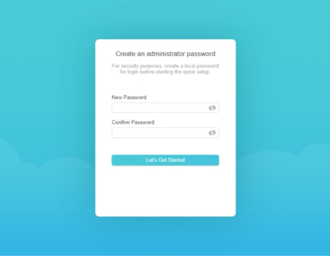 Establecer una contraseña de administrador para el enrutador TP-Link
