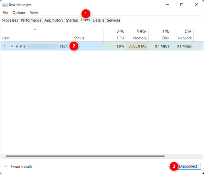 Użyj Menedżera zadań, aby zablokować system Windows 11