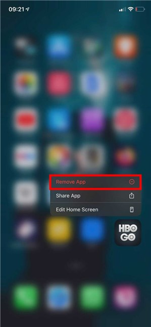 Cómo eliminar una aplicación en iPad o iPhone usando el menú de acciones