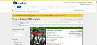 Sitio web de Expedia
