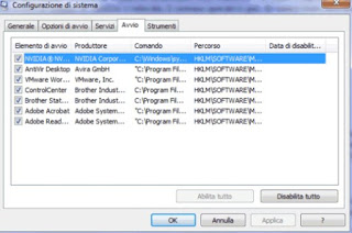 MSConfig Win7 Configuración de EM