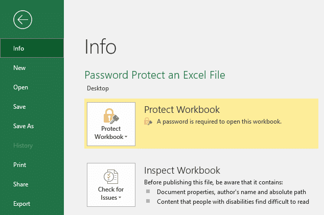 3 formas de proteger con contraseña un archivo de Excel