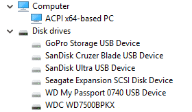 desinstalar controladores de dispositivos atenuados