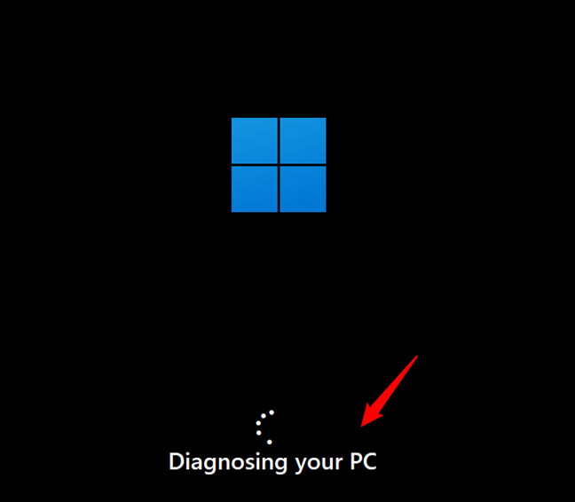Windows 11 está diagnosticando su PC