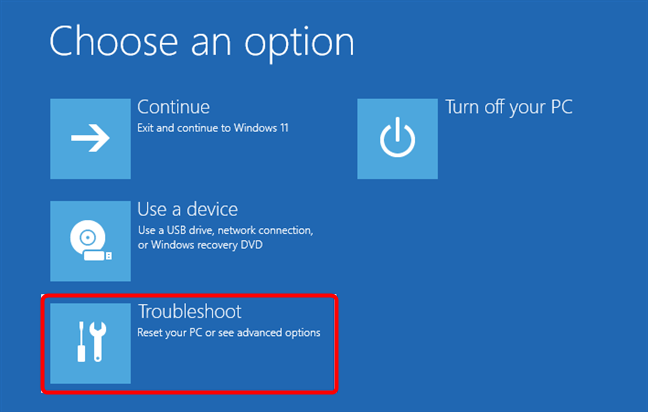 Solucionar problemas de Windows 11