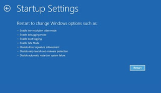 Inicio avanzado de Windows 10 Pantalla de inicio