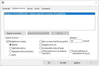 El menú msconfig msconfig