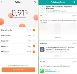 Sistema de limpieza Xiaomi limpieza del sistema