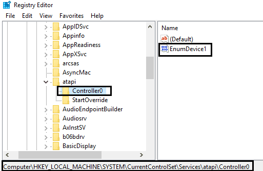 Controlador0 y EnumDevice1