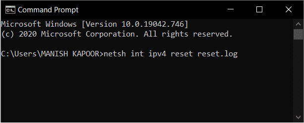 reinicio netsh int ipv4 reinicio | No se puede acceder al sitio de reparación, no se pudo encontrar la IP del servidor